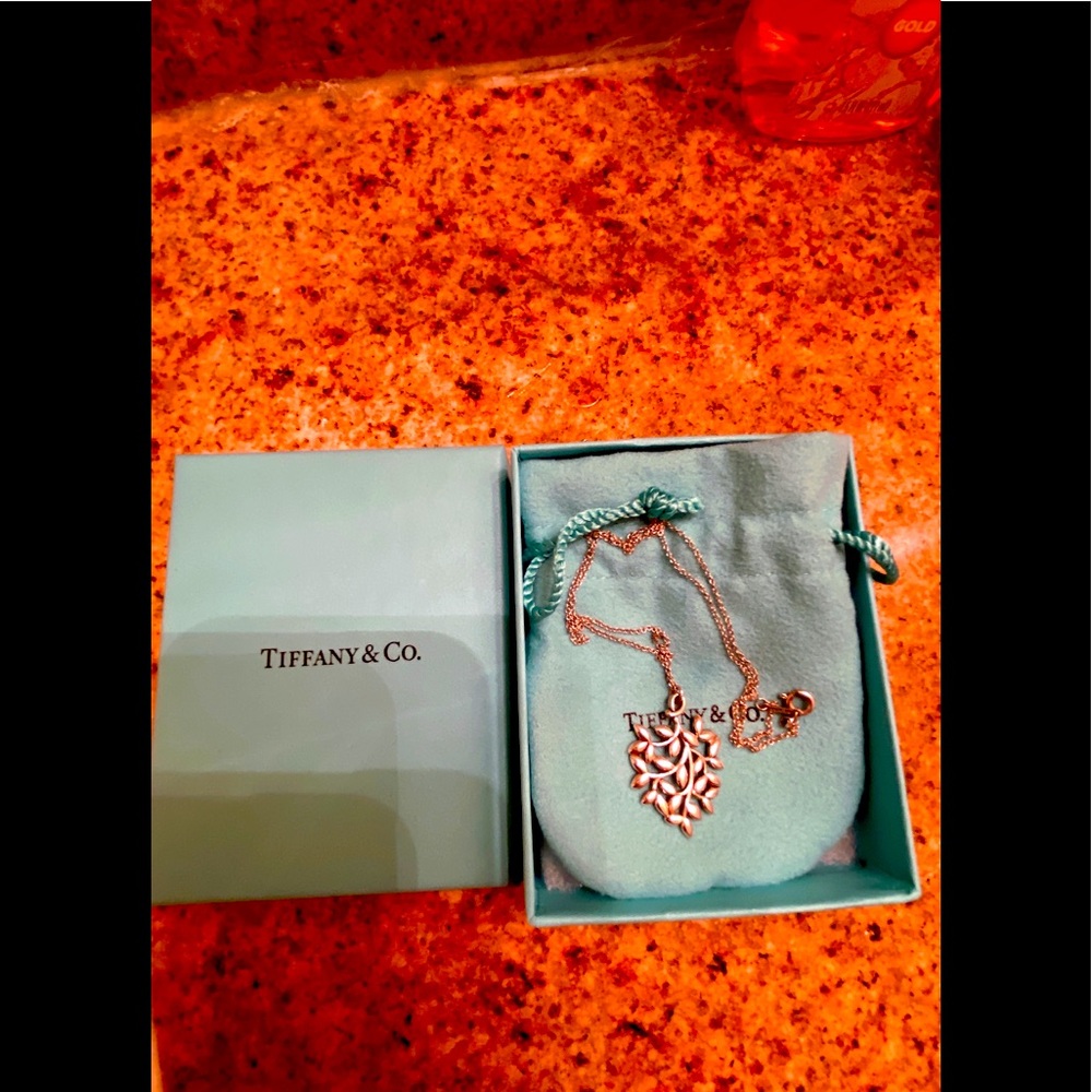 Tiffany preowned necklace ：Paloma Picasso®
Olive Leaf Pendant